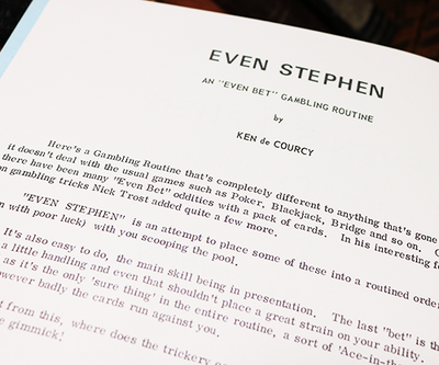Even Stephen by Ken de Courcy Ed Meredith bei Deinparadies.ch