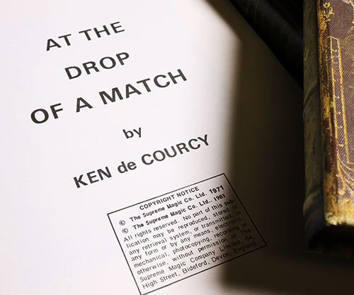 At the Drop of a Match by Ken De Courcy Ed Meredith bei Deinparadies.ch