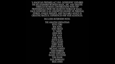 A Magician Prepares: Act One - Interviews by Joshua Stenkamp and Jason Wethington - ebook Black Jacket Entertainment Company LLC bei Deinparadies.ch