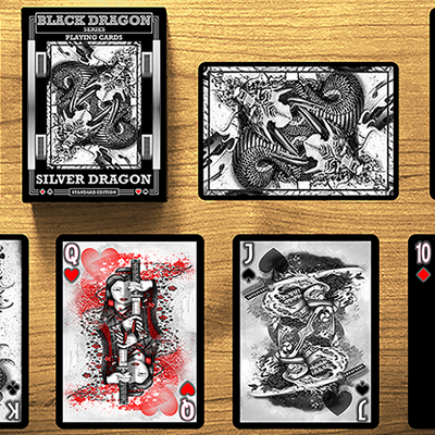 Silver Dragon (Standard Edition) Playing Cards by Craig Maidment Deinparadies.ch bei Deinparadies.ch