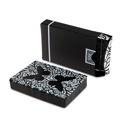 Limited Edition Butterfly Playing Cards (Black and White) by Ondrej Psenicka Deinparadies.ch bei Deinparadies.ch