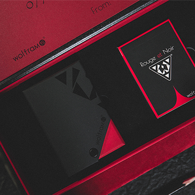Limited Edition Wolfram V2 Rouge et Noir Playing Cards Collection Set TCC Presents bei Deinparadies.ch