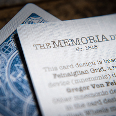 Memoria Deck (Feinaiglian Grid) Playing Cards Murphy's Magic bei Deinparadies.ch