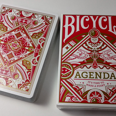 Agenda Red Basic Edition Playing Cards Card Experiment bei Deinparadies.ch