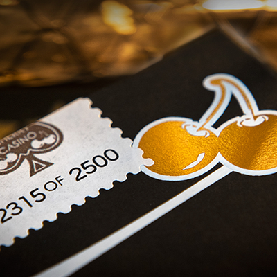 Limited Edition Cherry Casino (Monte Carlo Black and Gold) Numbered Seals Playing Cards by Pure Imagination Projects Murphy's Magic bei Deinparadies.ch