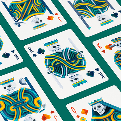 Play Dead V2 Playing Cards by Riffle Shuffle Riffle Shuffle bei Deinparadies.ch