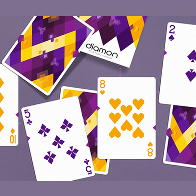 Diamon Playing Cards N°14 Purple Deinparadies.ch bei Deinparadies.ch