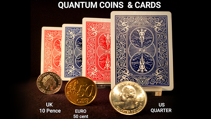 Quantum Coins (Euro 50 cent Red Card) Gimmicks and Online Instructions by Greg Gleason and RPR Magic Innovations Roy Kueppers bei Deinparadies.ch