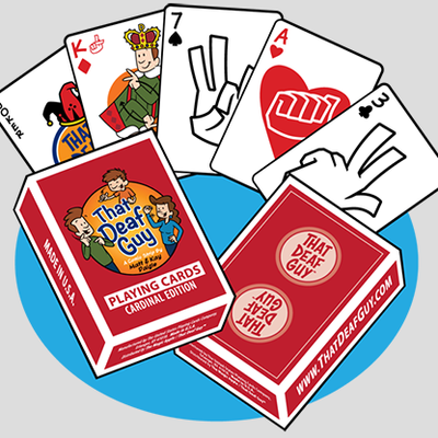 That Deaf Guy RED Cardinal Edition Playing Cards Magic Apple bei Deinparadies.ch