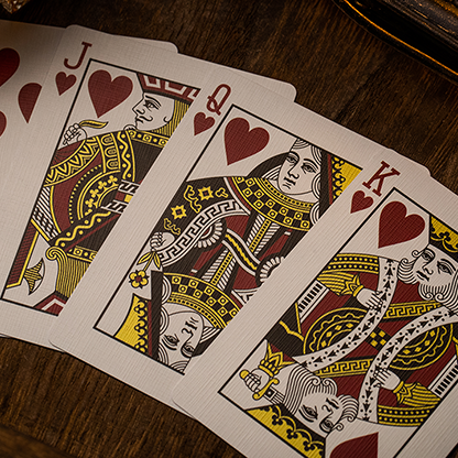 NOC Luxury Collection Playing Cards Red Riffle Shuffle bei Deinparadies.ch