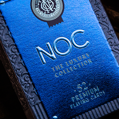 NOC Luxury Collection Playing Cards Blue Riffle Shuffle bei Deinparadies.ch