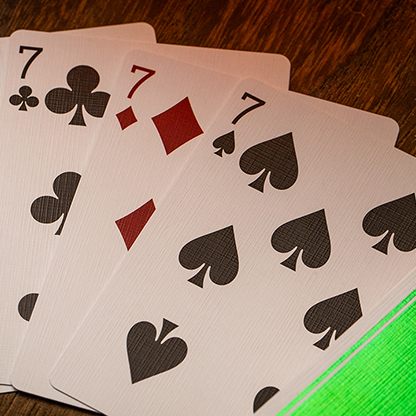 NOC Luxury Collection Playing Cards Green Riffle Shuffle bei Deinparadies.ch