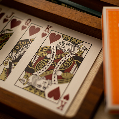 Lounge Edition in Hangar (Orange) with Limited Back by Jetsetter Playing Cards Jetsetter Playing Cards bei Deinparadies.ch