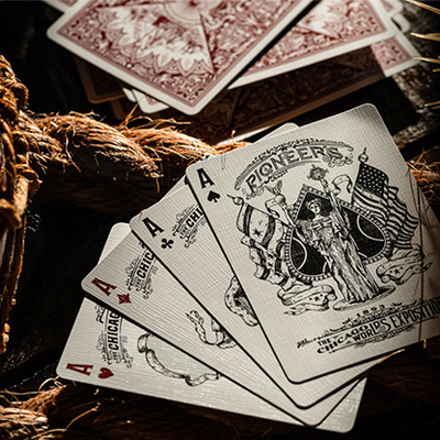 Pioneers (Red) Playing Cards Ellusionist bei Deinparadies.ch