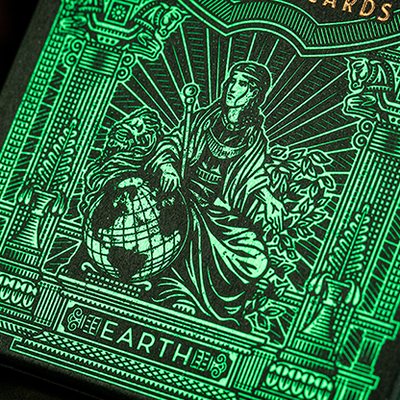 The Great Creator Playing Cards | Riffle Shuffle - Grün - Riffle Shuffle