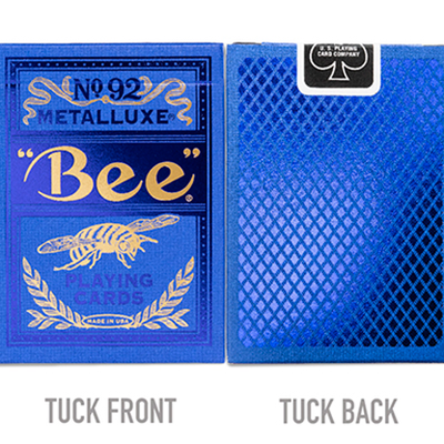 Bee Blue MetalLuxe Playing Cards US Playing Card Co. bei Deinparadies.ch