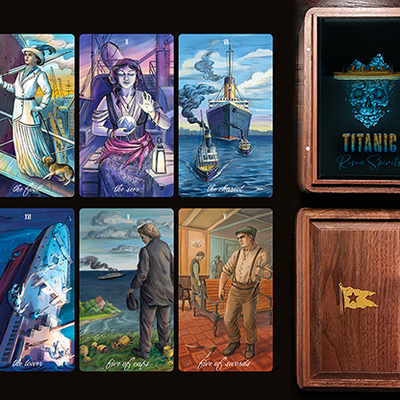 Deluxe Titanic Tarot: Risen Spirits | Holzbox Robert Tomlinson bei Deinparadies.ch