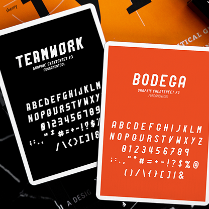 Graphic Design CheatSheet V3 Playing Cards Fundamentool bei Deinparadies.ch