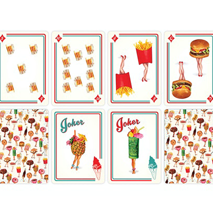 Bicycle Diner Dames Playing Cards by Kelly Gilleran Bicycle bei Deinparadies.ch