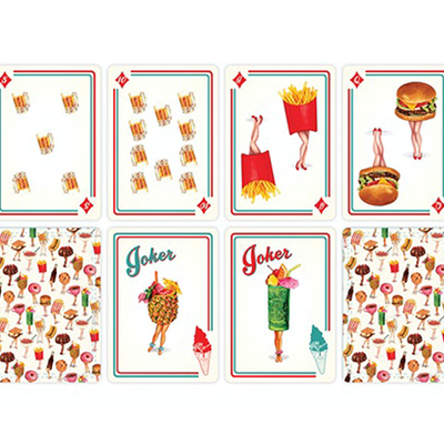 Bicycle Diner Dames Playing Cards by Kelly Gilleran Bicycle bei Deinparadies.ch