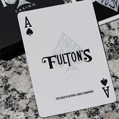 Ace Fulton's Casino (Black) Playing Cards by Dan & Dave FULTONS Playing Cards bei Deinparadies.ch