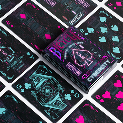 Bicycle Cyberpunk Cybercity Playing Cards Bicycle bei Deinparadies.ch