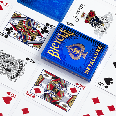 Bicycle Metalluxe Playing Cards | blau Bicycle bei Deinparadies.ch