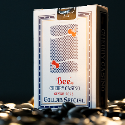 Limited Bee X Cherry (Blue) Playing Cards Murphy's Magic bei Deinparadies.ch