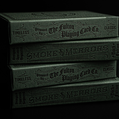 Smoke & Mirrors Anniversary Edition: Green Playing Cards | Dan & Dave FULTONS Playing Cards bei Deinparadies.ch
