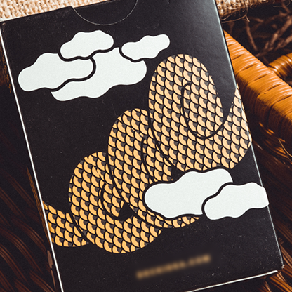 The Dragon (Black Gilded) Playing Cards Infinity soliware bei Deinparadies.ch