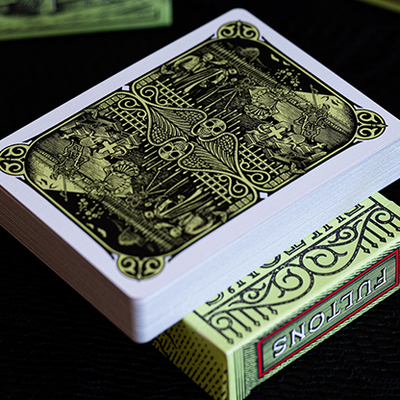 FULTON'S Day Of The Dead Green Edition Playing Cards FULTONS Playing Cards bei Deinparadies.ch
