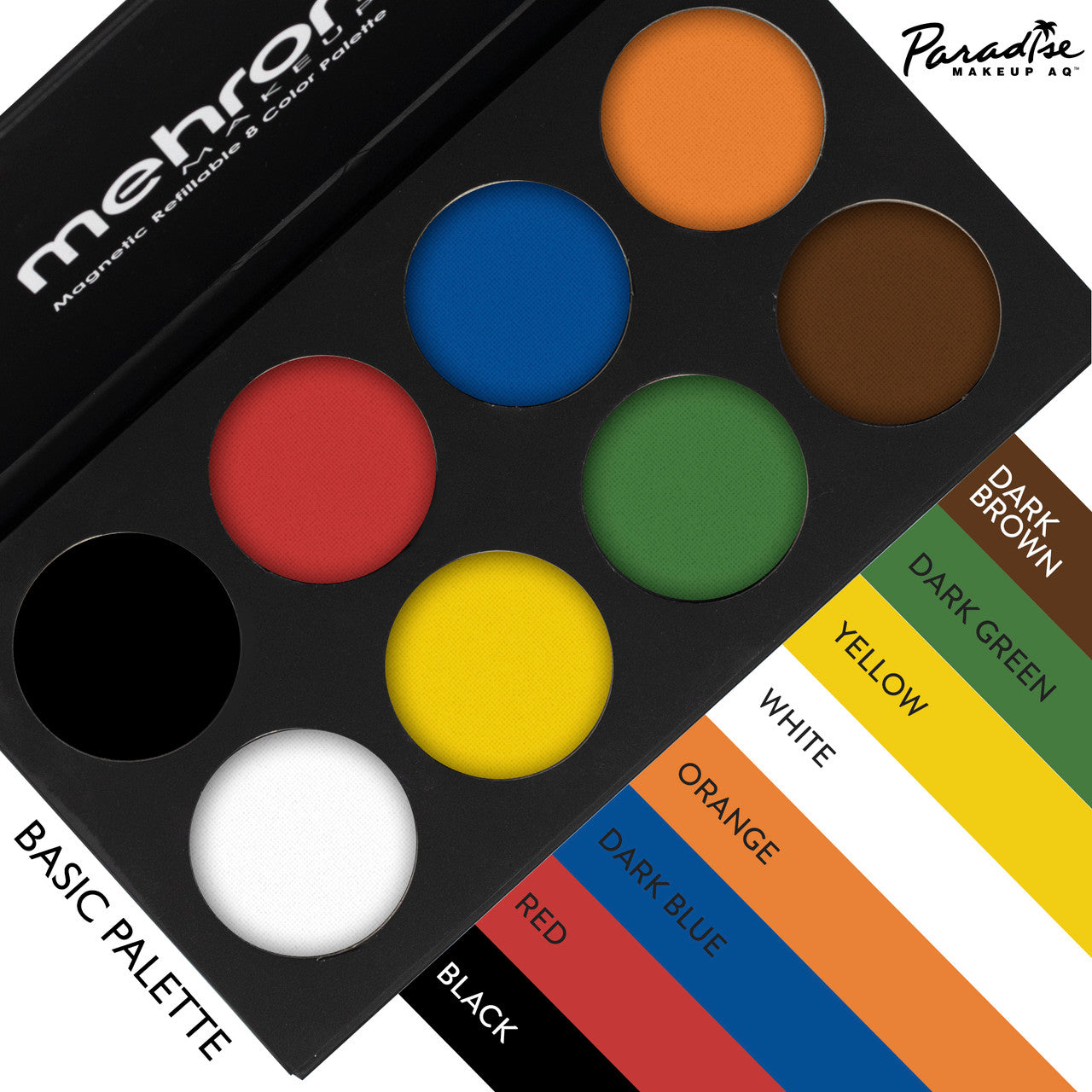 Mehron Paradise AQ 8er Palette Basic Mehron bei Deinparadies.ch