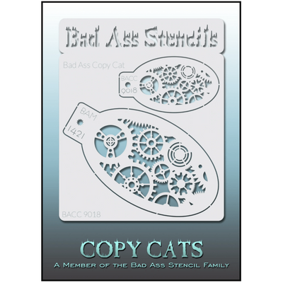 Bad Ass Copy Cat engranajes Bad Ass Stencils en Deinparadies.ch