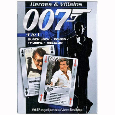 James Bond Poker Deck Heroes & Villains Cartamundi bei Deinparadies.ch