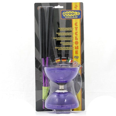 Diabolo Freilauf Cyclone Quartz Set | purple-Juggle Dream-Deinparadies.ch