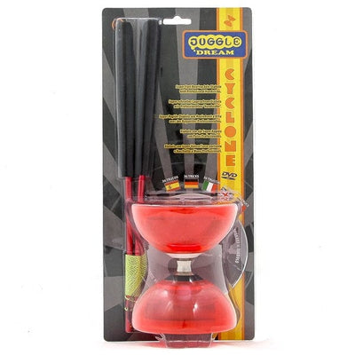 Diabolo Freilauf Cyclone Quartz Set | rot-Juggle Dream-Deinparadies.ch