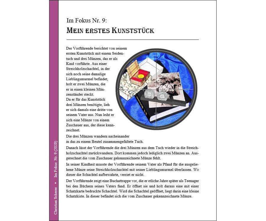 Im Fokus 9: Mein erstes Kunststück by Christian Scherer Christian Scherer bei Deinparadies.ch