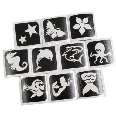 Glitter-Tattoo Set Grimas Aqua | Ganzes Set-Grimas-Deinparadies.ch