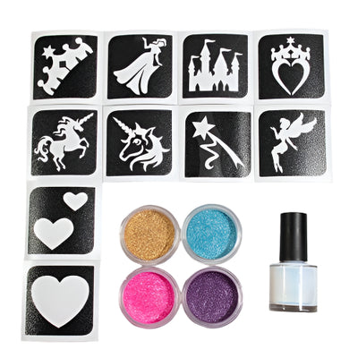 Glitter-Tattoo Set Grimas Princess | Ganzes Set-Grimas-Deinparadies.ch