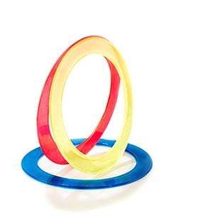 Set de aros de malabares Glitter 32 cm Acrobat en Deinparadies.ch