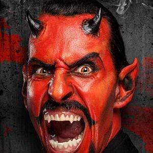 Pequeños cuernos de diablito | Cuernos de látex Maskworld en Deinparadies.ch