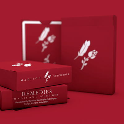 Remedies Playing Cards by Daniel Madison Black Roses Playing Cards bei Deinparadies.ch