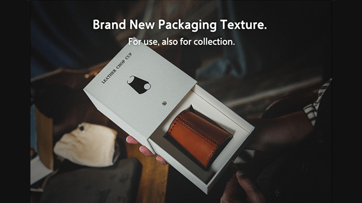 Leather Chop Cup mit Bällen | Braun TCC Presents bei Deinparadies.ch