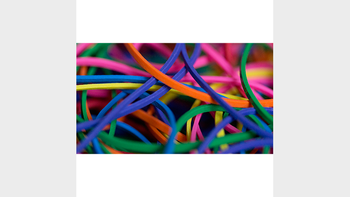 Rainbow Rubber Bands | Large | Grösse 19 Mixed-Joe Rindfleisch-Deinparadies.ch