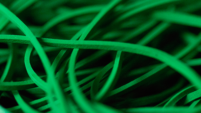 Rainbow Rubber Bands | Mittel | Grösse 16 Grün-Joe Rindfleisch-Deinparadies.ch