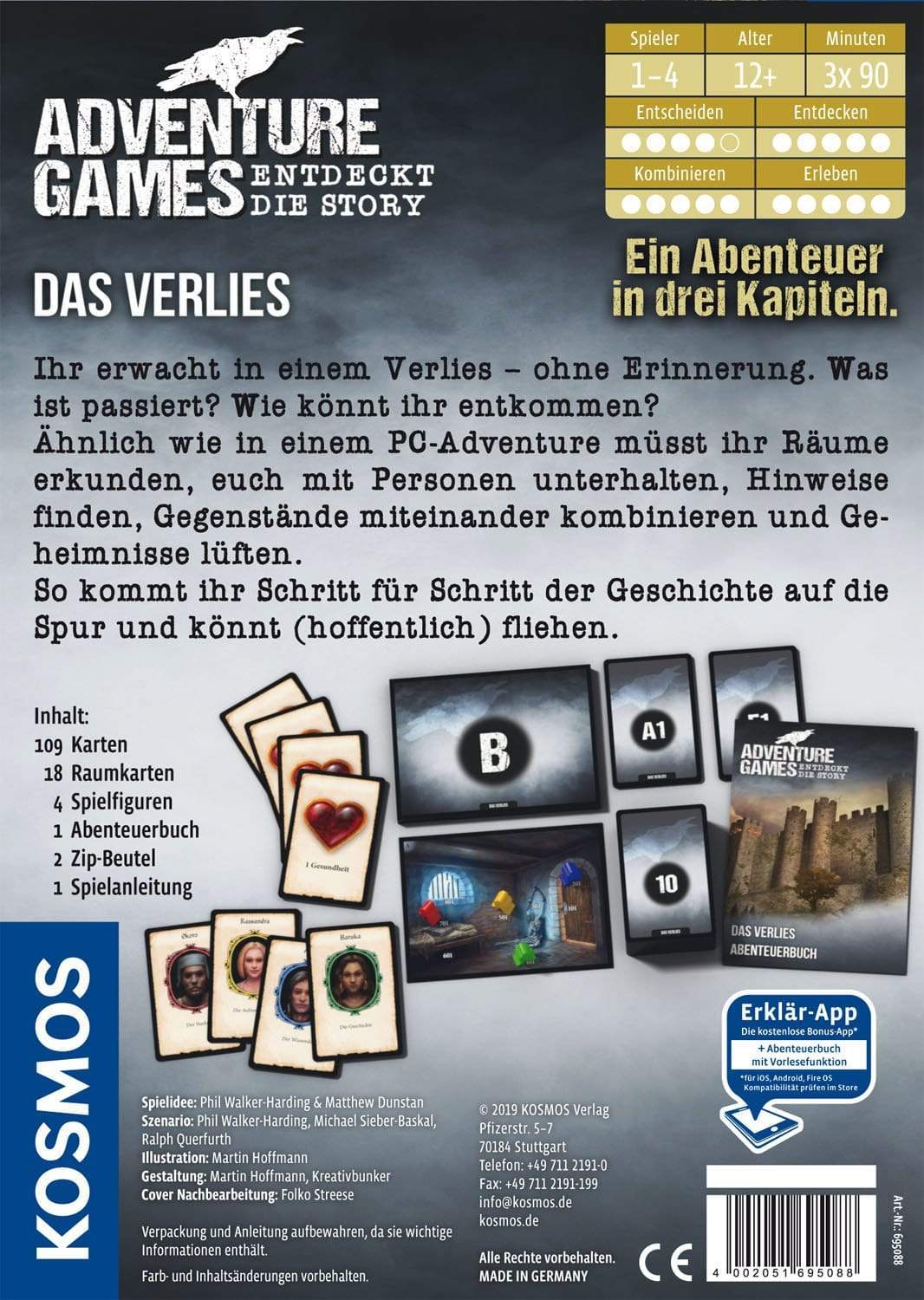 Adventure Games - Das Verlies Kosmos bei Deinparadies.ch