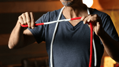 Amazing Acrobatic Knot | rot/weiss | Daryl Murphy's Magic bei Deinparadies.ch