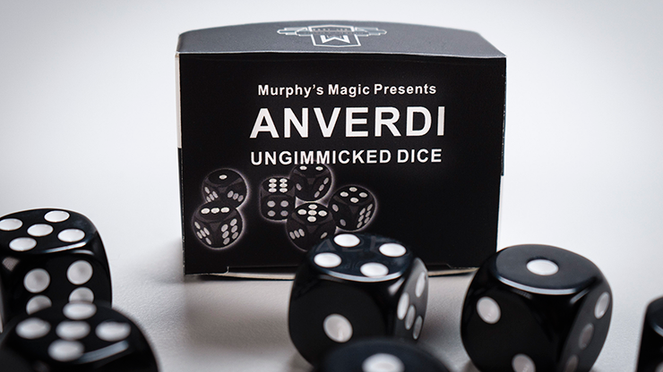 Mental Die | Unpräparierte Würfel Set | Anverdi schwarz Murphy's Magic bei Deinparadies.ch