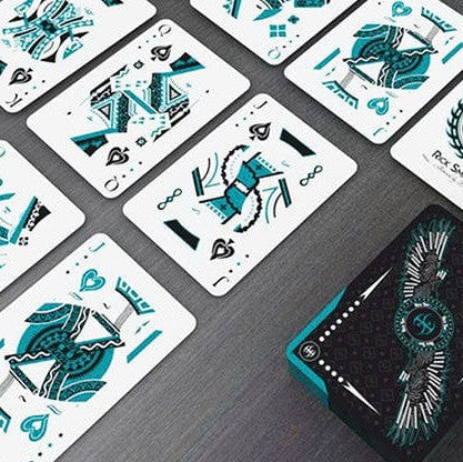 Falcon Razor Throwing Cards Aqua Murphy's Magic bei Deinparadies.ch