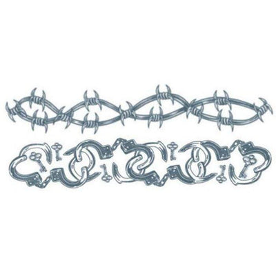 Arm Tattoo Handcuffs| Klebetattoos Tinsley Transfers bei Deinparadies.ch